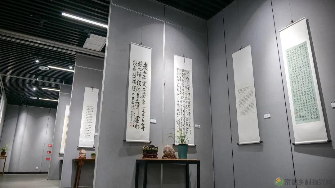 石门茶文化书法作品展暨第九届“石兰赋”奇石兰花精品展开展(图6) 石门茶文化书法作品展暨第九届“石兰赋”奇石兰花精品展开展(图6)