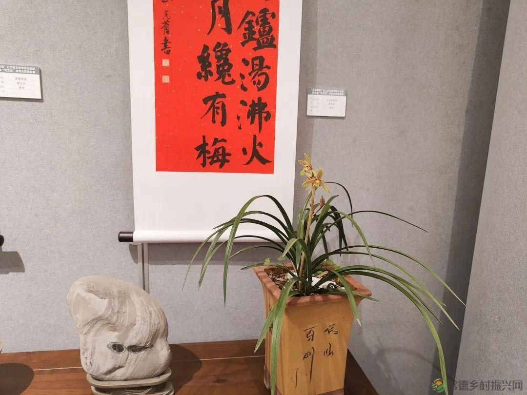 石门茶文化书法作品展暨第九届“石兰赋”奇石兰花精品展开展(图14) 石门茶文化书法作品展暨第九届“石兰赋”奇石兰花精品展开展(图14)