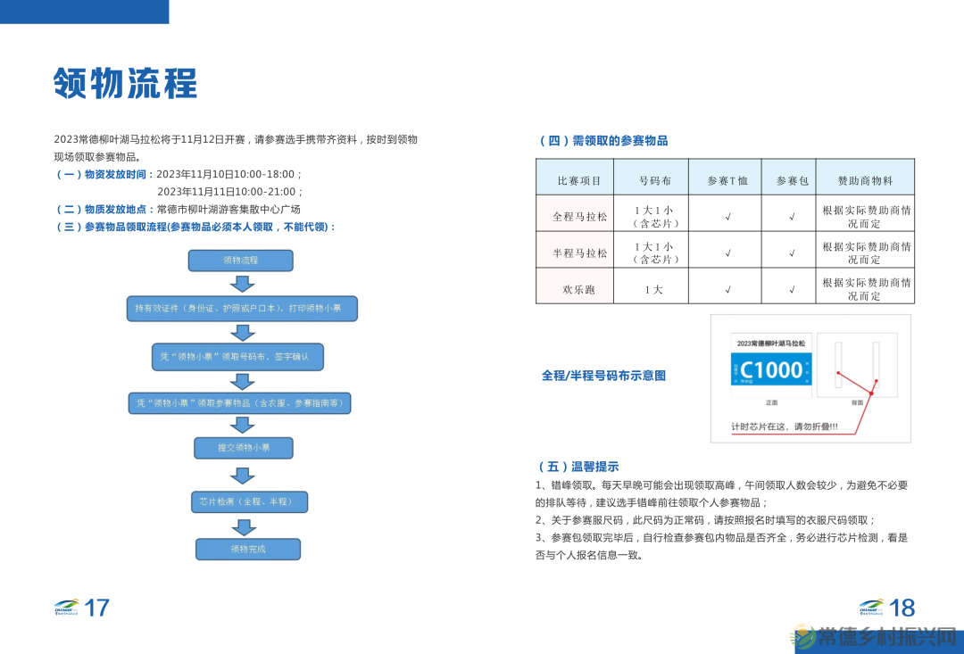 湖南银行2023常德柳叶湖马拉松赛选手参赛手册（电子版）发布！(图15)